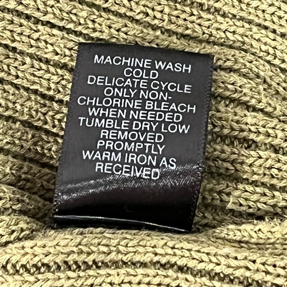 Olive Green, Ribbed Texture, One Button Cardigan by Avenue in 26/28 - Picture 14 of 14